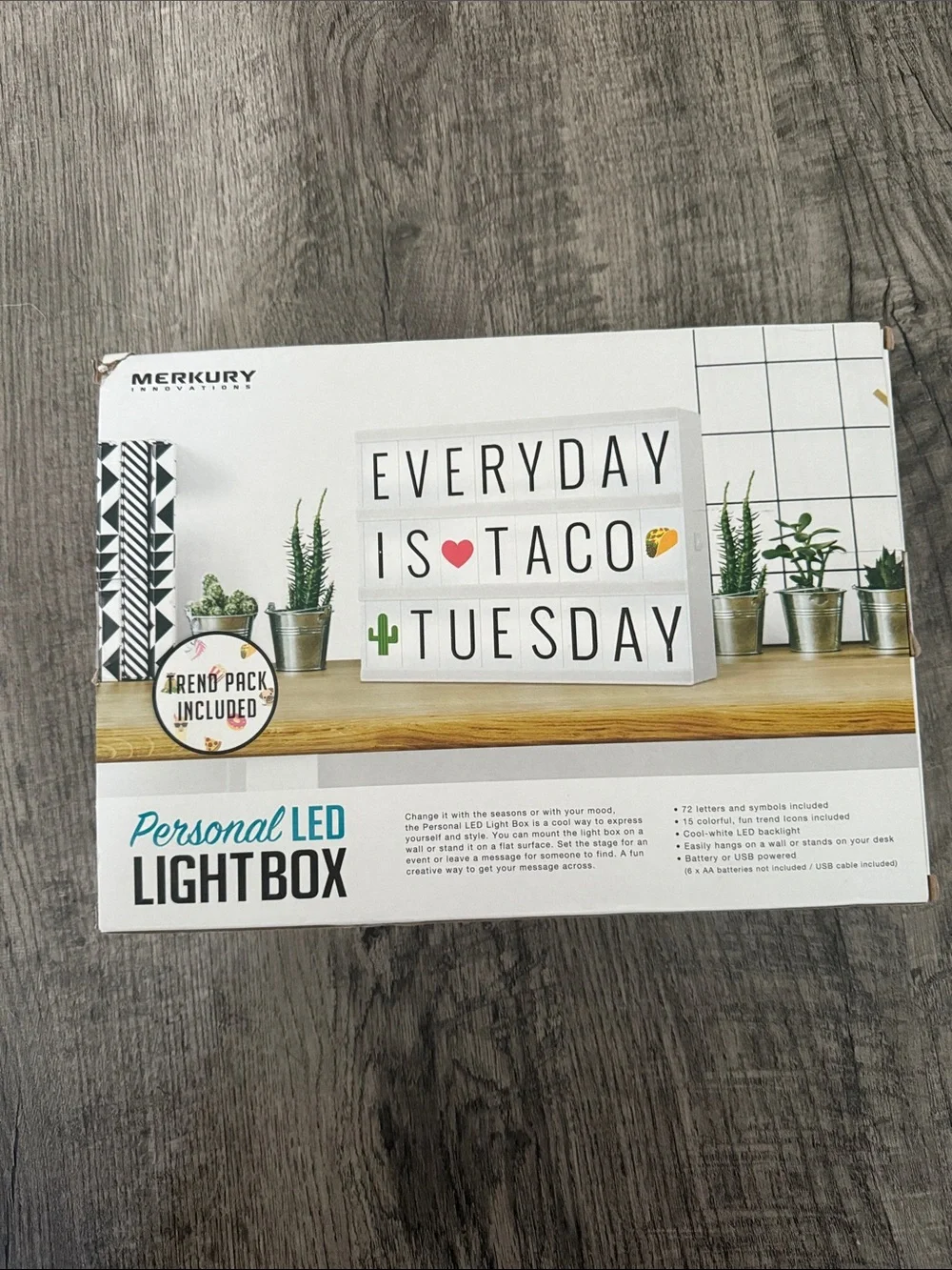 Merkury Innovations Personal LED Light Box - White - Picture 2 of 12